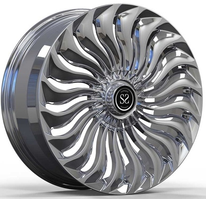 S500 W222 Chrom Custom 1-teilige Schmiederäder 20x8.5J