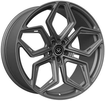 22x9.5 und 22x10.5 Graue Custom 1-teilige Schmiedefelgen für BMW X7 G07