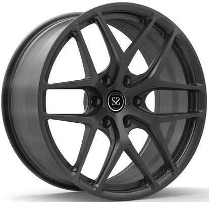 24X10.5J Schwarz gebürstete 1-PC geschmiedete Räder für Toyota LX300