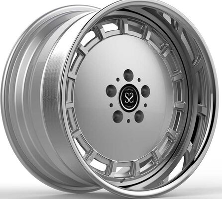 19x8.5ET38/19x9.5ET56/5x112/66.6 3-PC poliert + Bronze Felgen für 2019 Mercedes-Benz C-Klasse AMG C 63 S Br205