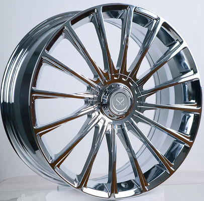 Chrome Benz 1 Piece Forged Wheels 19,20,21,22 and 23 inches for S450,S480,S580