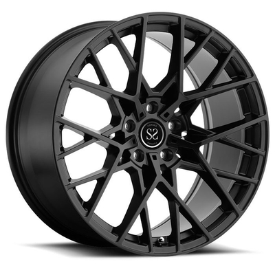 für X5 schmiedete 5x120 Mattschwarzes und silbernes gebürstet 17 18 19 20 21 22 Zoll monoblock Leichtmetallrädern