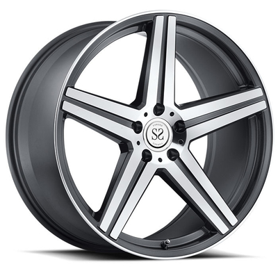 1-teilige geschmiedete Leichtmetallradkante der grauen Gesichtsgewohnheiten der Maschine 5*114.3 für Lexus