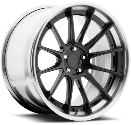 polieren Sie candyblack-gebürsteten Glanzfreien raum trat und flache Lippe 18 Zoll Autoräder 19 Zoll 5x112