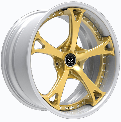 das Aluminium 5x112 5x120 mit 20 Zollkanten dreht sich für geschmiedete Räder des Autosekundärmarktes harte Beanspruchung