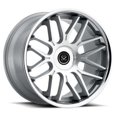 Gewehr-Metallmaschinell bearbeitetes Gesicht schmiedete Auto-Kanten mit 5x120 für BMW, das 730 740LI maschinell bearbeitetes Gesicht besonders anfertigten 19 Zoll Leichtmetallrad schwärzen