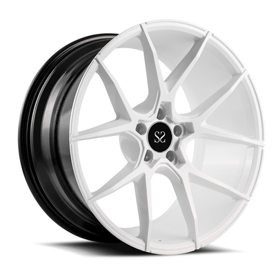 21 Zoll Hyper silbernes 1 - PC geschmiedete Auto-Leichtmetallfelgen für Porsche 911 5x130 Monoblock