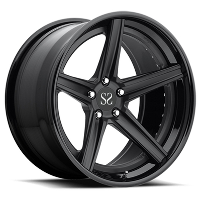 Glanz-Schwarzes 120.65mm PCD die 19-Zoll-Leichtmetallfelgen für Lexus IST 5x114.3 geschmiedetes Monoblock