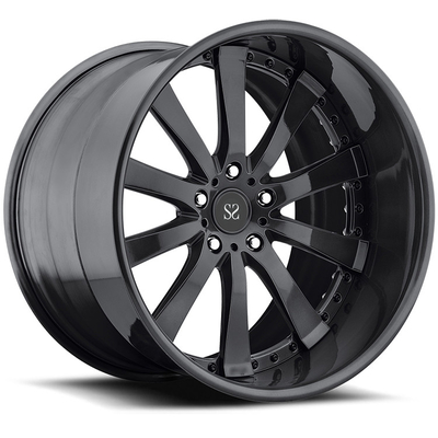 2-teilige geschmiedete Räder 21inches PCD 139.7mm für McLaren 650 5x112 5x120 5x114.3