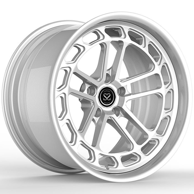 22x10.5 2-PC geschmiedete Felgen Silber für Audi RS6