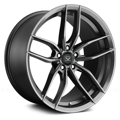 Hyper silberne 2-teilige geschmiedete Leichtmetallräder für Nissan GTR
