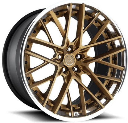 Aluminiumlegierungs3-teiliges A6061 T6 geschmiedet fasst Hyper schwarzen Sitz für Audi RS6 18 19 20 und 21 incehs ein