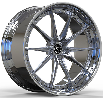 2-teilige polnische Leichtmetallräder A6061 T6 20 x 9 für Audi RS5 5x112