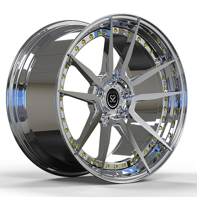 Geschwankte 20 x 13 2pc schmiedeten Rad-Kanten für Porsche 991