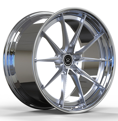 Rad-Aluminiumlegierung 20X10.5 22x12 polnische zweiteilige geschmiedete für Audi RS5