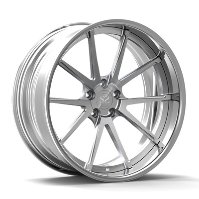 Geschwankte 21x9 Front 21x11 richten 2-teilige geschmiedete Räder für Mercedes Benz Cl 500 auf