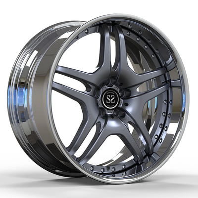 Benz Cls Custom 20 Zoll 2 Stück Polish Grey Forged Felge 5x112