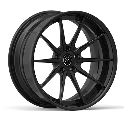 Porsche 997 20 X 10 2 Stück Concave Gloss Black Forged Aluminium Alufelgen 5x130