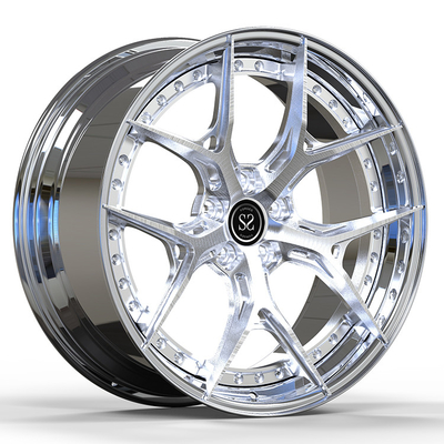 Gewohnheit Ferraris F12 20 Zoll-2-teilige polnische geschmiedete Radfelgen 5x114.3