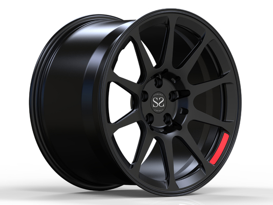 Matte Black Monoblock Forged Car dreht 20 Zoll für Aluminiumleichtmetallfelgen Audis R8