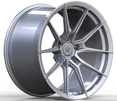1-teilige Leichtmetallfelgen Matte Silvers 20inch für Porsche 911 Auto-Rad-geschmiedete Mittelfreie räume