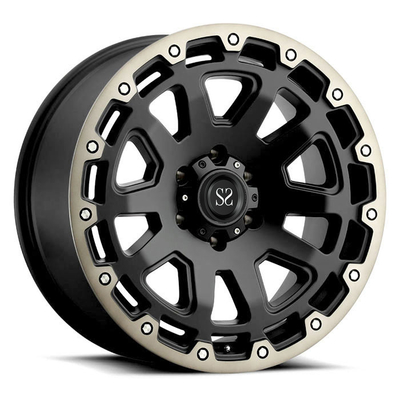 20 22 24 Zoll geschmiedetes Off Road dreht PCD 5 x 127 6 x 139,7 5 x 150 6 Schwarzes X135 maschinell bearbeitet