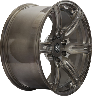 Tiefe konkave Bürsten-1-teilige geschmiedete Räder Pcd 139.7mm 21 Zoll 488 Ferraris 5x114.3