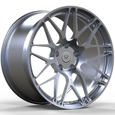 Lech bürstete schwarze monoblock Leichtmetallfelgen 911 Turbo S, das 1-teiliger 20 Zoll 20x9 20x11.5 geschmiedete Räder schwankte