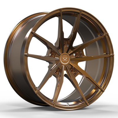 Monoblock schmiedete Auto-Leichtmetallräder, die Preis 20x9 20x10 Durchfahrt schwankte, kundenspezifischer Sport die 1-teiligen Kanten bürstete