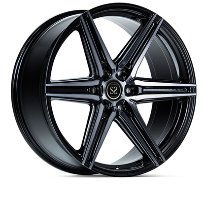 Speiche 6 1 Stück schmiedete Kanten 5x112, das 2021 Zoll für Satin-Schwarzes Audis R8 maschinell bearbeitete