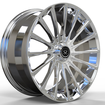 1-teiliges Chrome dreht Monoblock geschmiedet für S63 20x8.5 20x9.5 schwankte Kanten