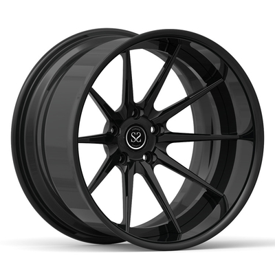 2-teilige Kanten Matte Black Forgeds 20 tiefer Teller-konkave Legierungs-Pontiac-Transport-Räder 19 Zoll-19x9 19x11
