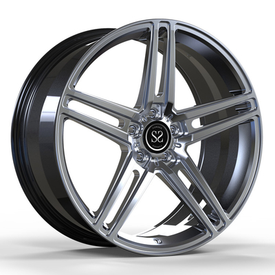 Für Größen-Hyper silberne Rad-Auto-Kanten S320 Monoblock 1-teilige Aluminiumlegierungs-20