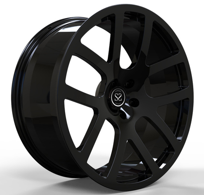 Glanz-Schwarz-fasst 1-teiliges Monoblock geschmiedetes Rad-Auto 22inch 22x10 für Durango ein