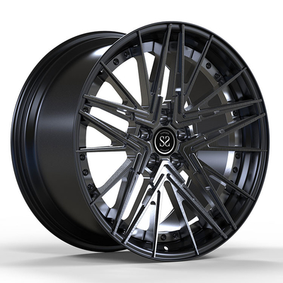 Schwarz gebürstete 21X10 und 21X11 Custom 2-teilige Felgen für BMW M5 2025