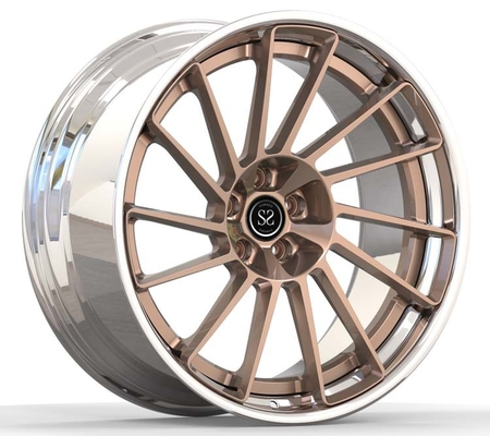 Gebürstete 2-teilige geschmiedete Polierräder für Porsche Macan schwankten 21inch