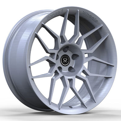 Aluminiumleichtmetallfelgen 20inch Matt Silver Audi Forged Wheelss 6061-T6 für Audi Rs 6