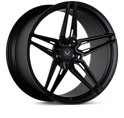 1-teilige Glanz-Schwarzes Vossen Art geschmiedetes Rad-24inch für Luxusauto-Kanten