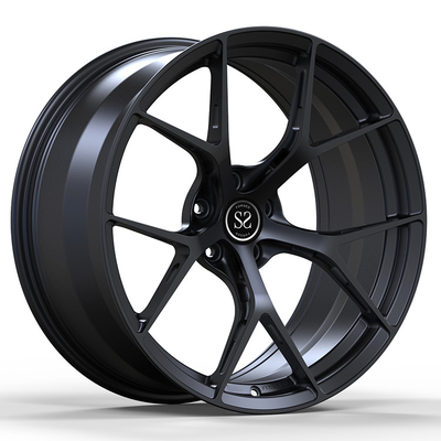 BBS schmiedete Monoblock-Kanten-Satin-Schwarzes 19x9.5 20x10.5 5x112 5x120 5x114.3