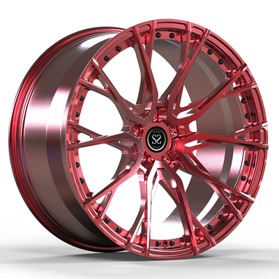 Lamborghini 24 23 22 21 20 139.7mm PCD 2-teilige geschmiedete Räder laufen Muster 5x120 5x114.3 weg