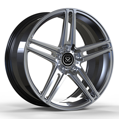 1-teilige geschmiedete Räder 5x112 mit PCD-Muster-Silber für Mercedes GLS